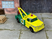 Lesney Matchbox No.13 Dodge BP Wreck Truck — three-quarter view — actual item condition photo