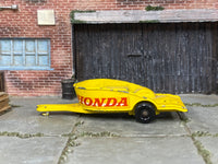 Vintage Lesney Matchbox No. 38 Honda trailer only motorcycle missing actual item, view 3