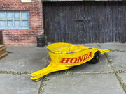 Lesney Matchbox No.38 Honda Motorcycle Trailer Only — front or rear view — actual item condition photo