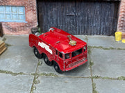 Lesney Matchbox No.63 Foamite Crash Tender — three-quarter view — actual item condition photo