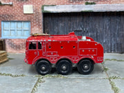 Lesney Matchbox No.63 Foamite Crash Tender — opposite side view — actual item condition photo