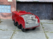 Lesney Matchbox No.63 Foamite Crash Tender — front or rear view — actual item condition photo