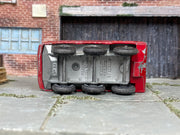 Lesney Matchbox No.63 Foamite Crash Tender — base-marking view — actual item condition photo
