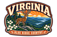Virginia heritage badge embroidery artwork