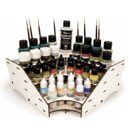 Corner Module Paint Display Stand (Holds 45 bottles & brushes) — exact product reference