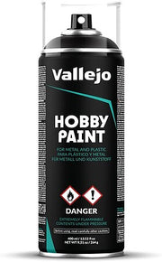 Vallejo Hobby Paint Black Primer Aerosol – 28.012– product image 1