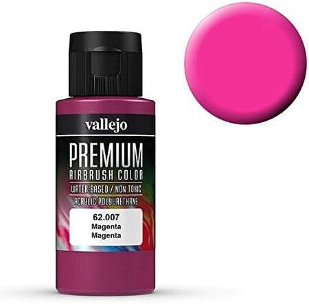 Vallejo Premium Opaque Magenta Hobby Paint – 62.007