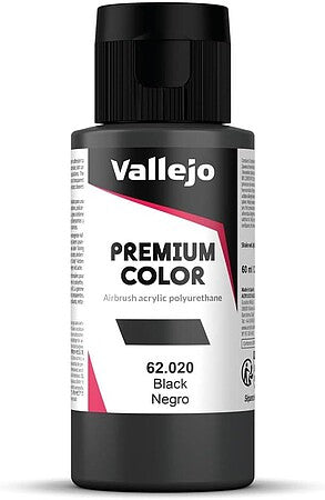 Vallejo Premium Color Black 62.020 – VLJ62020 — exact Vallejo product photo