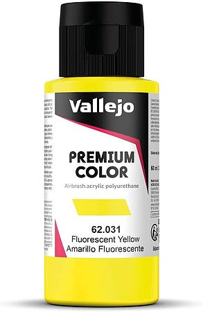 Vallejo Premium Color Fluorescent Yellow 62.031 – VLJ62031 — exact Vallejo product photo