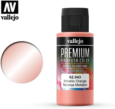 Vallejo Premium Color Metallic Orange 62.043 – VLJ62043 — exact Vallejo product photo
