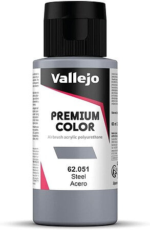 Vallejo Premium Color Steel 62.051 – VLJ62051 — exact Vallejo product photo