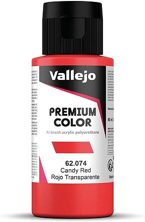 Vallejo Premium Color Candy Red 60 mL – VLJ62074 — exact Vallejo product photo