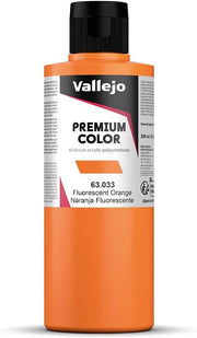 Vallejo 63.033 Premium Fluorescent Orange Airbrush Paint – 200ml– product image 1