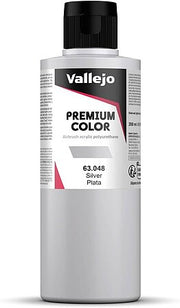 Vallejo Premium Color Metallic Silver, 200 ml – 63.048 exact product photo