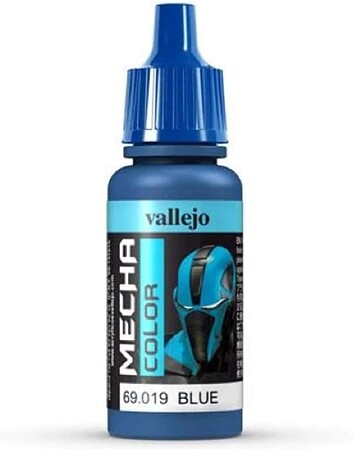 Vallejo 69019 Mecha Color Blue Acrylic Airbrush Paint, 17 ml