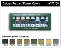 Vallejo Model Color Panzer Colors Set – VLJ70108 — exact Vallejo product photo