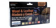 Vallejo Model Color Wood & Leather Set – VLJ70182 — exact Vallejo product photo