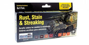 Vallejo Model Color Rust, Stain & Streaking Set – VLJ70183 — exact Vallejo product photo