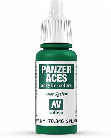 Vallejo Panzer Aces Splinter Blotches I Acrylic Paint, 17ml – 70.346