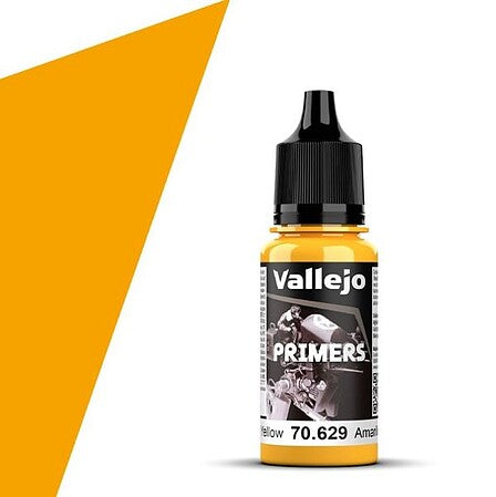 Vallejo Surface Primer Sun Yellow, 18 ml – 70.629 — exact Vallejo product photo