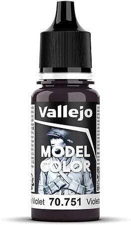 Vallejo Model Color Black Violet, 18 ml – 70.751 — exact Vallejo product photo