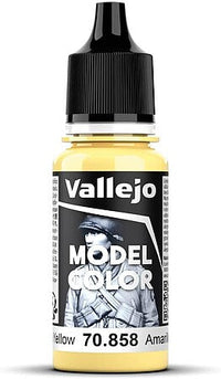 Vallejo Model Color Ice Yellow, 18 ml – 70.858 — exact Vallejo product photo