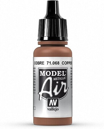 Vallejo Model Air Copper Acrylic Paint – 17ml – 71.068