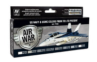Vallejo Model Air U.S. Navy & USMC 1970–Present Set – 8 Colors – 71.155