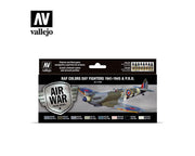 Vallejo 71.162 WWII RAF Day Fighters European Theatre paint set