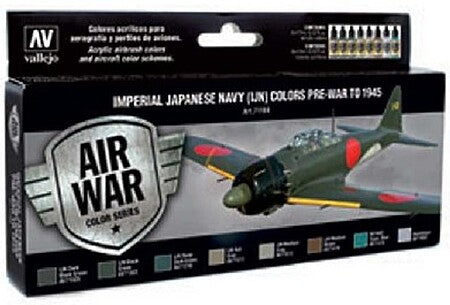Vallejo Model Air Imperial Japanese Navy Paint Set – 8 Colors – 71.169– product image