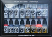 Vallejo Model Air Metallic Effects Set 16 Colors – 71.181– product image 1