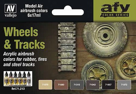 Vallejo Model Air Wheels & Tracks Set – 71.213