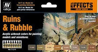Vallejo Ruins & Rubble Set 8 Colors – 71.214