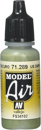 Vallejo Model Air 71.289 US Dark Green FS34102 acrylic paint