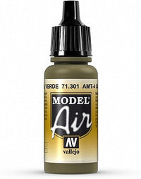 Vallejo Model Air AMT-4 Camouflage Green – 17ml – 71.301– product image 2