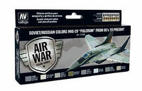 Vallejo Model Air Soviet/Russian MiG-29 Fulcrum, 8-Color Set – 71.605– product image 1