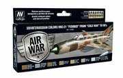 Vallejo Model Air MiG-21 Colors – 8 Paint Set – 71.607– product image 1