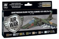Vallejo Model Air Soviet/Russian Tactical Schemes 1978–1989 Part II, 8-Color Set – 71.608– product image 2