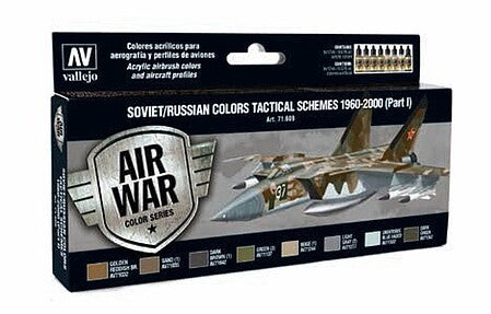 Vallejo Model Air 71.609 Soviet Russian colors 1960-2000 set