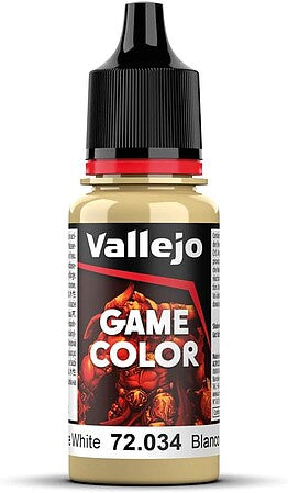 Vallejo 72.034 Game Color Bone White Acrylic Model Paint