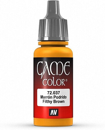 Vallejo 72037 Game Color Filthy Brown Acrylic Paint, 17 ml– product image