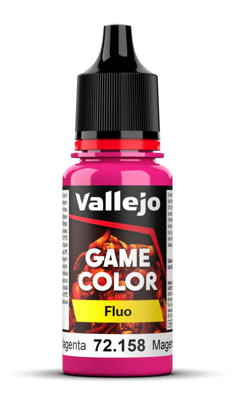 Vallejo Game Color Fluorescent Magenta 18ml – 72.158 - product image