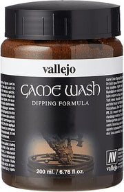 Vallejo Game Wash Sepia, 200 ml – 73.300 — exact Vallejo product photo