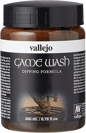 Vallejo Game Wash Sepia, 200 ml – 73.300 — exact Vallejo product photo