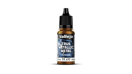 Vallejo True Metallic Airbrush Arcane Gold 18 ml – 77.177