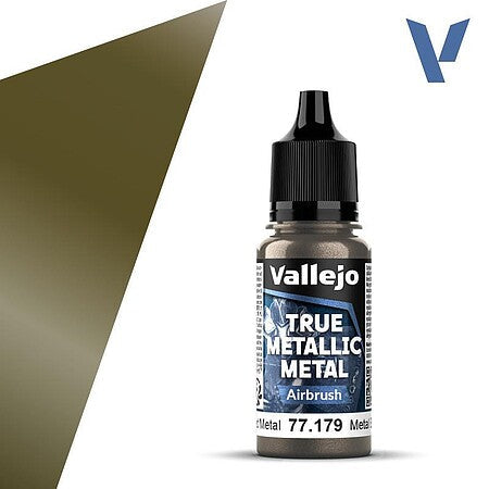 Vallejo True Metallic Airbrush Aged Metal 18 ml – 77.179– product image