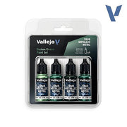 Vallejo True Metallic Dusken Green Set 4 Colors – 77.257– product image 1