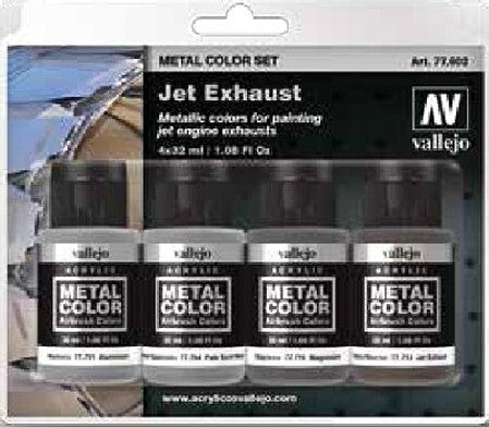 Vallejo Metal Color Jet Exhaust Set 4 Colors – 77.602