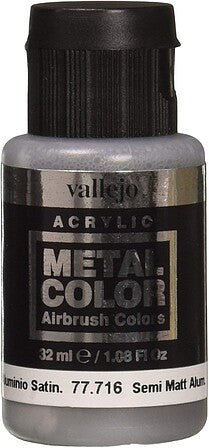 Vallejo Metal Color Semi-Matte Aluminum 32 ml – 77.716