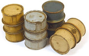 Vallejo SC201 German Fuel Drums No. 1, 1:35 Resin Accessories (4)– product image 1